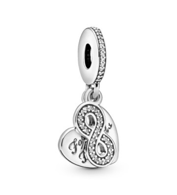 CHARM PANDORA COLGANTE AMIGAS PARA SIEMPRE. 791948CZ.