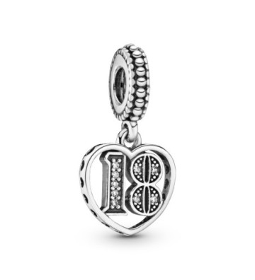 CHARM PANDORA COLGANTE 18 AÑOS DE AMOR. 797262CZ.