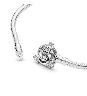 PULSERA MOMENTS PANDORA CON CIERRE DE CARROZA CALABAZA DE CENICIENTA DE DISNEY. 599190C01