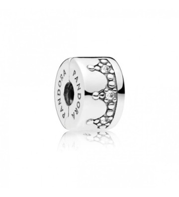 CLIP PANDORA CORONA BRILLANTE. 797634CZ.