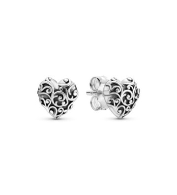 PENDIENTES PANDORA CORAZONES REALES. 297693