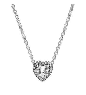 COLLAR PANDORA CORAZON EN RELIEVE. 398425C01-45