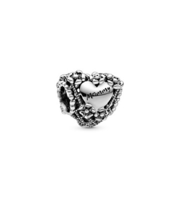CHARM PANDORA MAMÁ CORAZON FLORES. 798892C00