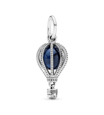 CHARM COLGANTE PANDORA GLOBO AEROESTATICO AZUL. 798064NMB