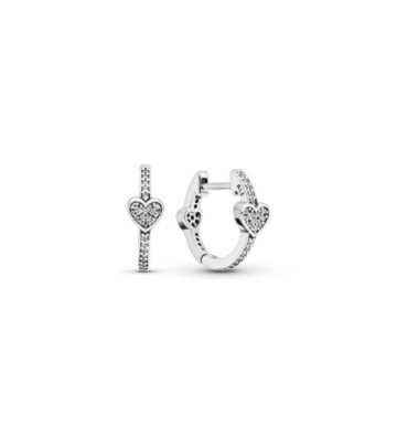 PENDIENTES ARO PANDORA CORAZONES SEDUCTORES. 297290CZ