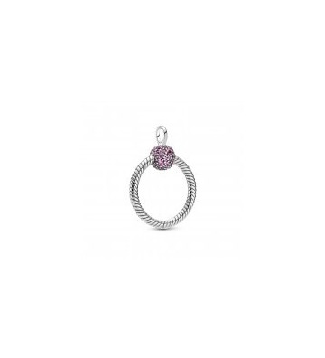 COLGANTE O PANDORA MOMENTS EN ROSA PAVÉ. 399097C02.