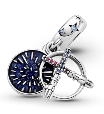 CHARM COLGANTE DOBLE PANDORA SABLE DE LUZ DE STAR WARS. (799252C01)