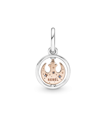 CHARM COLGANTE GIRATORIO PANDORA SIMBOLO DE LA ALIANZA REBELDE DE STAR WARS. (380789C01).