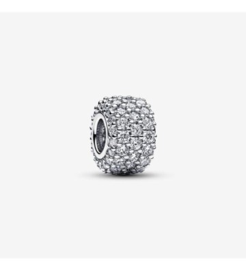 CHARM PANDORA TRIPLE FILA BRILLANTE EN PAVÉ. 792820C01.