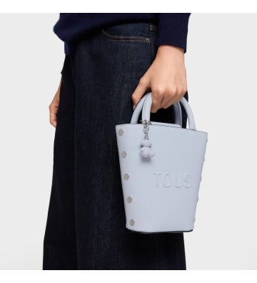 Mini Cesta TOUS Back to Basics Azul Grisáceo – Bolso Bandolera Mujer | Regalos Rocío
