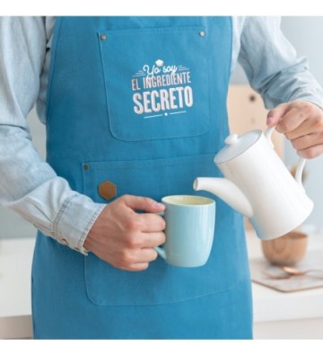 DELANTAL MR.WONDERFUL " YO SOY EL INGREDIENTE SECRETO"