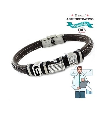 PULSERA CABALLERO ERES LO MAS ADMINISTRATIVO