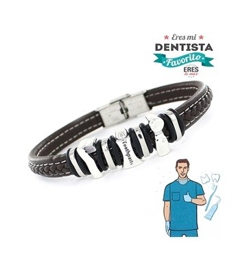PULSERA CABALLERO ERES LO MAS DENTISTA