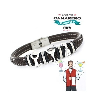 PULSERA CABALLERO ERES LO MAS CAMARERO