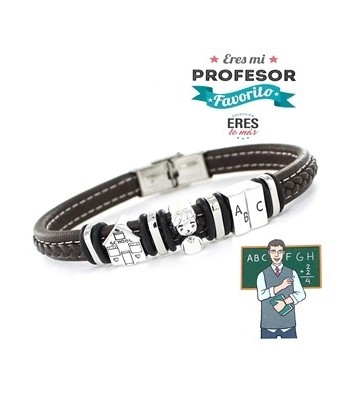 PULSERA CABALLERO ERES LO MAS PROFESOR