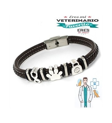 PULSERA CABALLERO ERES LO MAS VETERINARIO