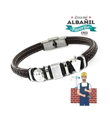 PULSERA CABALLERO ERES LO MAS ALBAÑIL