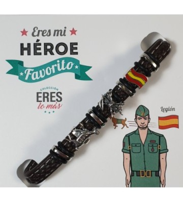 PULSERA CABALLERO ERES LO MAS LEGIONARIO