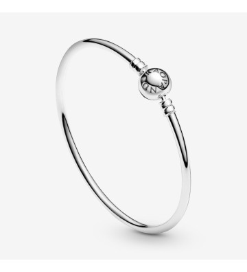 PULSERA PANDORA ARO RIGIDO CIERRE BOLA LOGO. 590713.