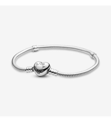 PULSERA PANDORA CLASICA CON CIERRE DE CORAZON. 590719.