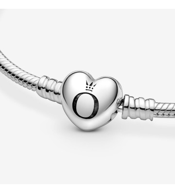 PULSERA PANDORA CLASICA CON CIERRE DE CORAZON. 590719.