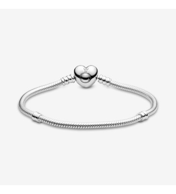 PULSERA PANDORA CLASICA CON CIERRE DE CORAZON. 590719.