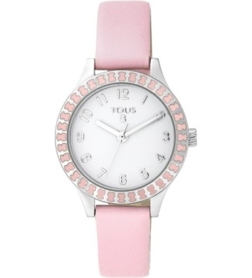 RELOJ TOUS STRAIGHT KIDS ACERO CORREA ROSA. 000351425