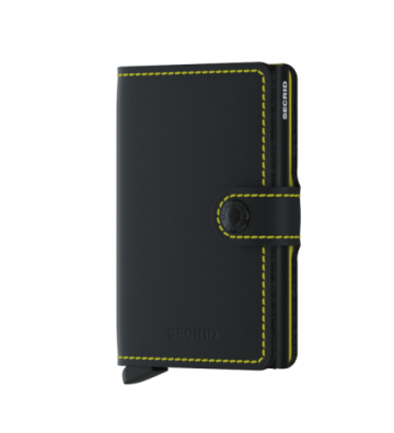 CARTERA SECRID MINIWALLET MATTE MM-BLACK&YELLOW. 8718215287261