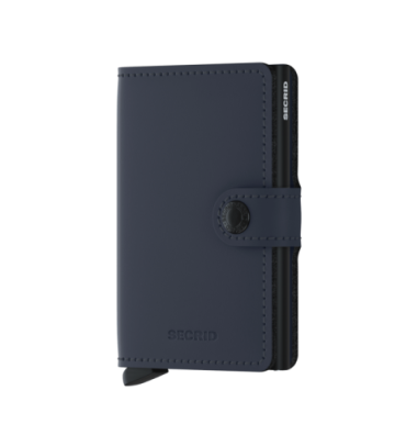 CARTERA SECRID MINIWALLET MATTE MM- NAVY BLUE. 8718215287292
