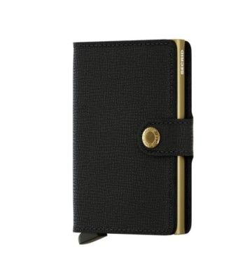 CARTERA SECRID MINIWALLET CRISPLE MC-BLACK-GOLD. 8718215285502