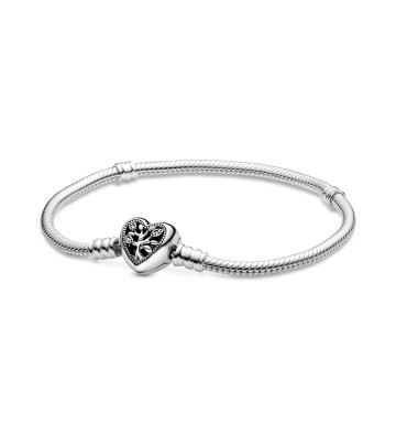 PULSERA PANDORA MOMENTS CON CIERRE CORAZON FAMILIAR. 598827C01