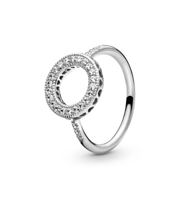 ANILLO PANDORA CIRCULO DE CORAZONES. 191039CZ