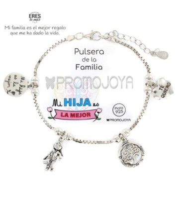 PULSERA ERES LO MAS -PULSERA DE MI HIJA ES LA MEJOR- 9107868